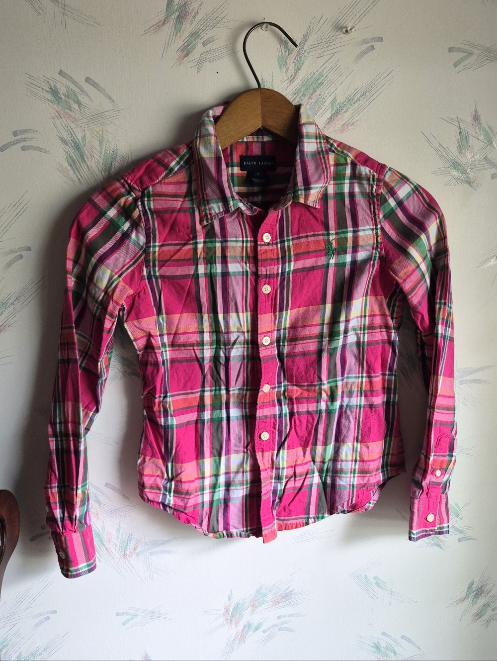 Ralph Lauren Blue Label Long Sleeve Button Down Shirt Kids 8